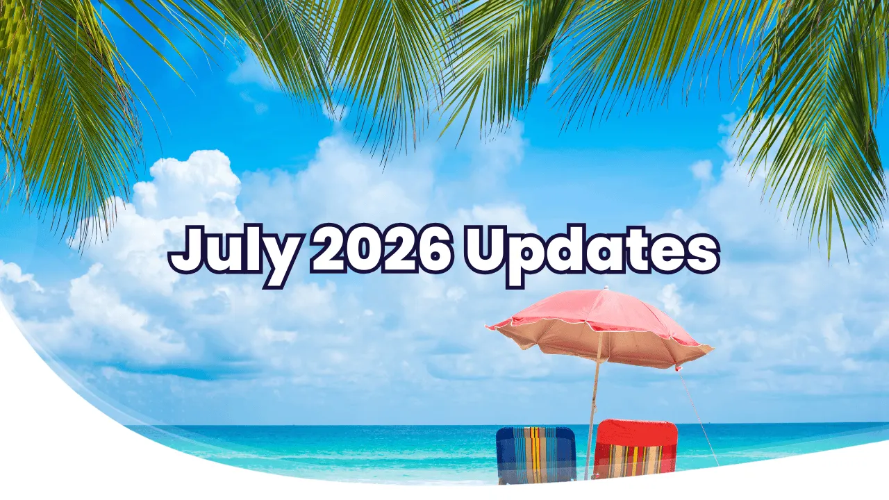 July 2026 Update - Version 2.0.0 1 July 2026 update